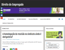 Tablet Screenshot of direitodoempregado.com